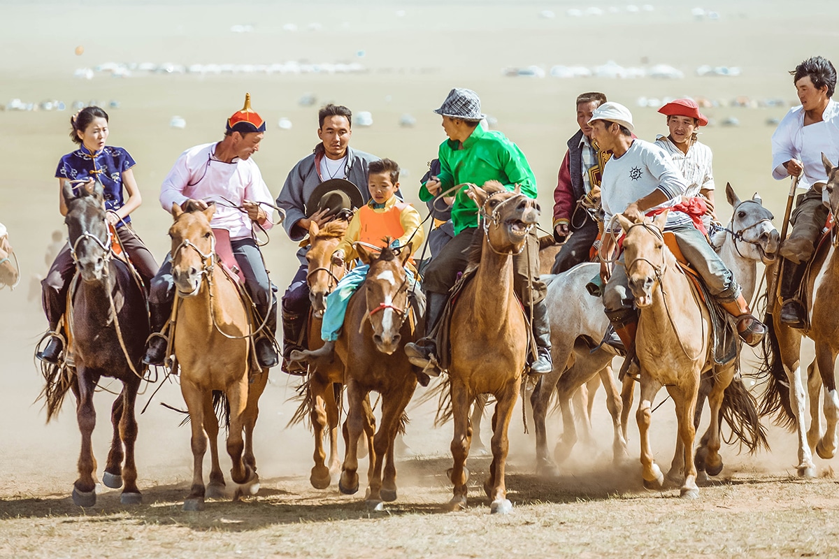 Horse Racing Naadam Mongolia